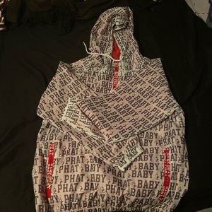 Baby Phat windbreaker hoodie